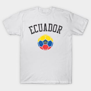 Ecuador Soccer Team Heritage Flag T-Shirt